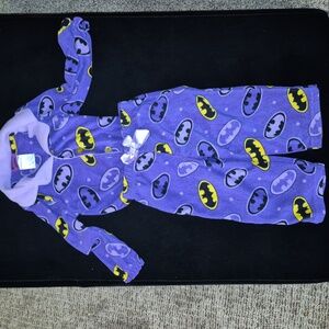 Girl Size 2T Batman Pajama Set